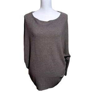 NWT Red Dress Story Brand Long Sleeve Oversize Sweater Lagenlook Taupe Medium